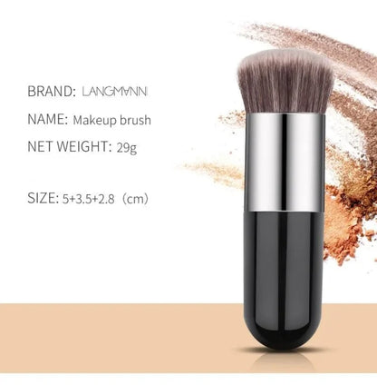 Professional Chubby Pier Foundation Cosmetic Makeup Brush – 1 Pcs