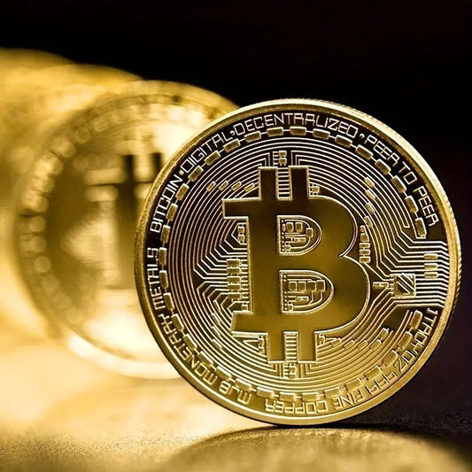 Bitcoin Golden Coin BTC Cryptocurrency Replica