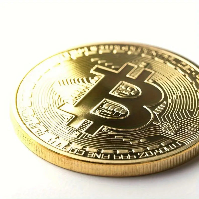 Bitcoin Golden Coin BTC Cryptocurrency Replica