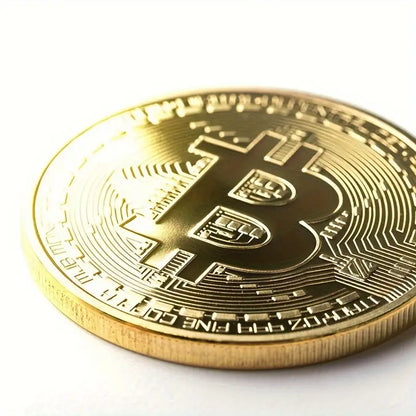 Bitcoin Golden Coin BTC Cryptocurrency Replica