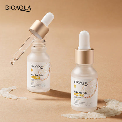 Original Bioaqua Rice Serum Natural Moisturizing Anti Aging Skin Care Face (15ml)