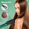 Electric Hair Straightening & Curling Comb/brush – Dual-purpose Professional Hair Styler, Non-damaging Splint, | 2 In 1 Hair Straightener