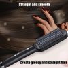 Electric Hair Straightening & Curling Comb/brush – Dual-purpose Professional Hair Styler, Non-damaging Splint, | 2 In 1 Hair Straightener