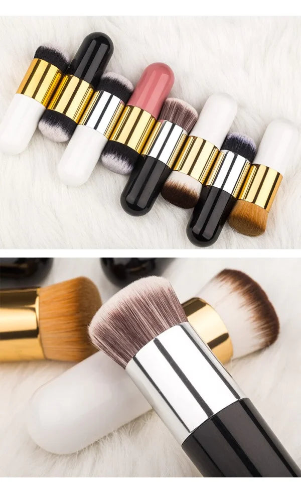 Professional Chubby Pier Foundation Cosmetic Makeup Brush – 1 Pcs