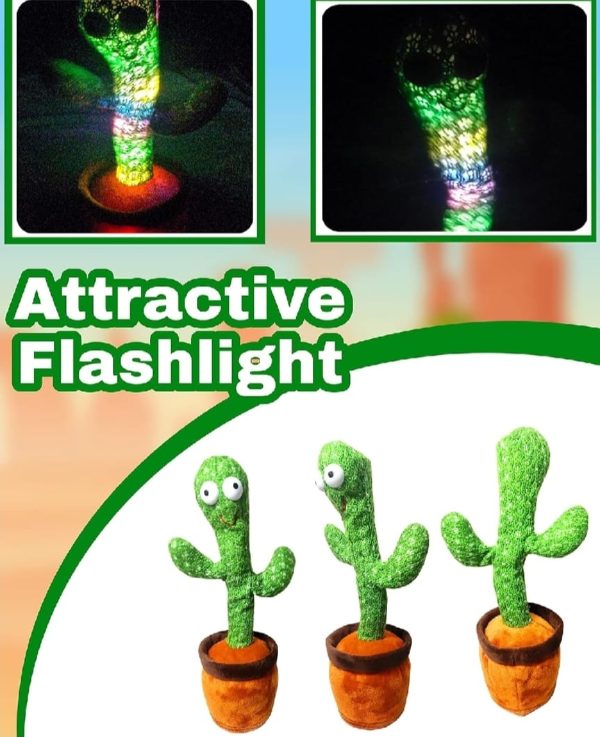 Dancing Cactus Talking Toy, Cactus Plush Toy, Wriggle & Singing Recording Repeat What You Say Funny Education Toys For Babies Children – With Box