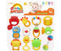 My Baby Rattles Set (12 Pcs) New-born Hand Bells Baby Toys 0-12 Months(random )