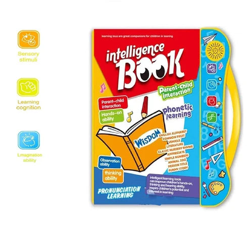 (nw000376) Intelligence Book English Letters Words Learning Language E-book Toddlers Preschool Educational Toys