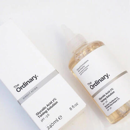 Pack Of 2 The Ordinary Glycolic Acid (240ml) + Miss Rose Natural Makeup Fixer With Vitamin-e (120ml)