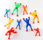 Pack Of 20 Sticky Spider Man Climbing Wall Toy For Kids Sticky Wall Climbers Spider Men Toys (random Color)