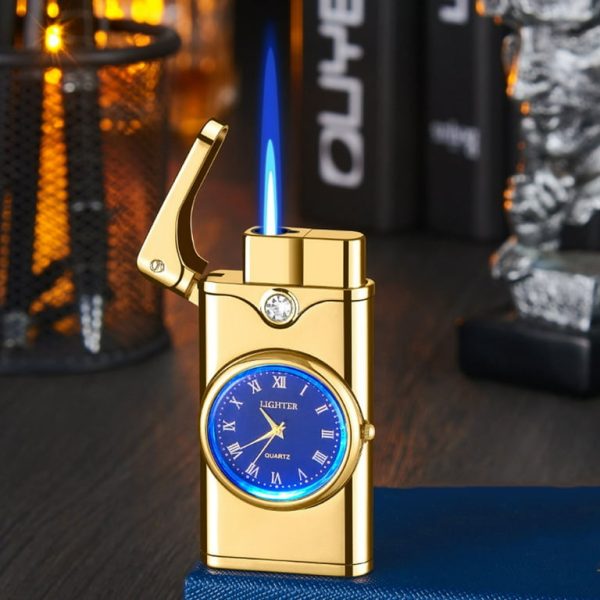 Refillable Fancy Watch Lighter | Best Quality Watch Lighter | Metal Lighter ( Random Color ) ( Without Box )