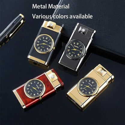 Refillable Fancy Watch Lighter | Best Quality Watch Lighter | Metal Lighter ( Random Color ) ( Without Box )