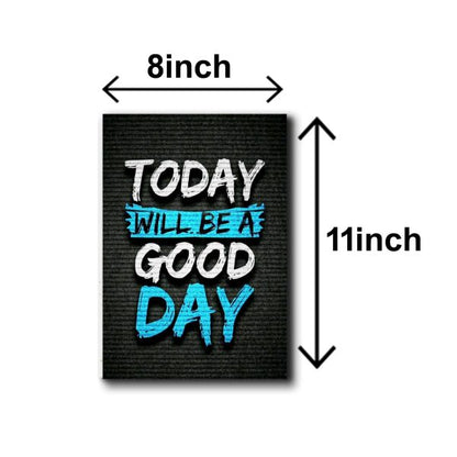 Set Of 6 Motivational Wooden Canvas Frames For Wall Decore / Sticky Phototiles Frames