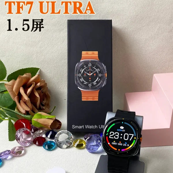 Tf7 Ultra Smart Watch Metal Body Smart Watch