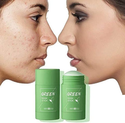 Green Tea Cleansing Mask Purifying Clay Stick Mask , Oil Control Cleansing Mask 40 Gm