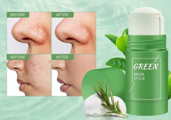 Green Tea Cleansing Mask Purifying Clay Stick Mask , Oil Control Cleansing Mask 40 Gm