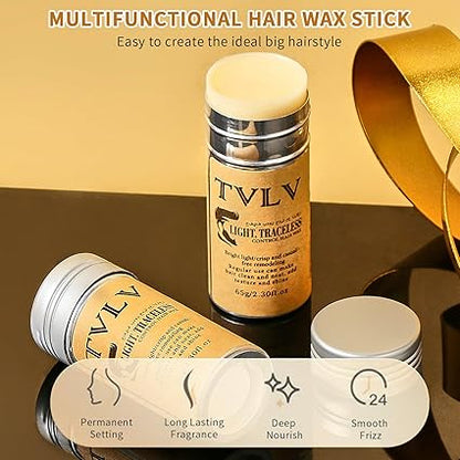 Tvlv Hair Wax Stick Broken Hair Finishing Styling Stick For Broken Hair, Wigs, Edge Control – Styling Wax For Fly Away & Edge Frizz Hair